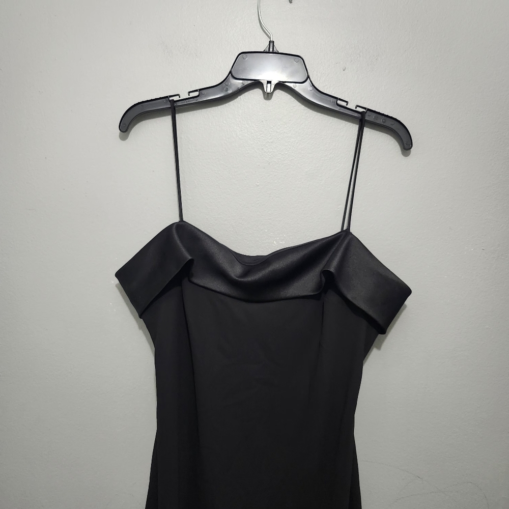 Niki Lavis Vintage Black Maxi Dress Size 18 Party Event Old Money